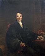 William Ellery Channing painted by American artist Henry Cheever Pratt. painting